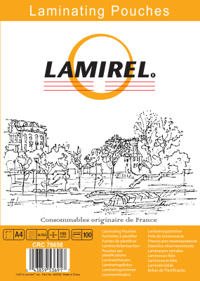 Фото Пленка для ламинирования  Lamirel А4, 100мкм, 100 шт., шт от производителя, с доставкой по Хабаровску