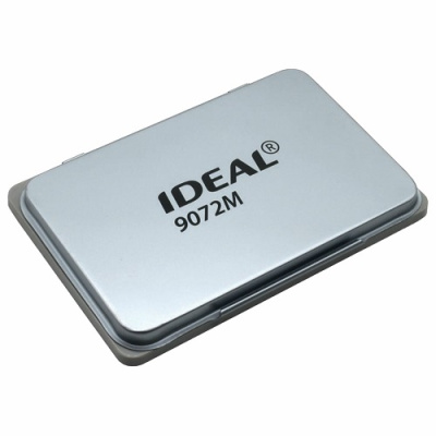 Фото Настольная штемпельная подушка 70х110мм IDEAL 9072M металл неокрашенная от производителя, с доставкой по Хабаровску