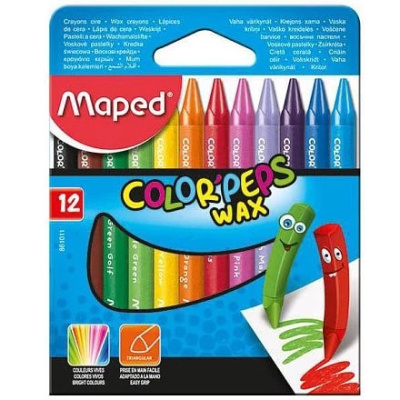 Фото Мелки восковые 12цв MAPED COLOR’PEPS 861011 от производителя, с доставкой по Хабаровску