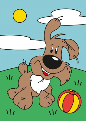 Фото Картина песком Hobbius Игривый щенок SPT-01 №29 от производителя, с доставкой по Хабаровску