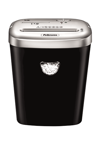 Фото Шредер Fellowes PowerShred 53C, DIN P-4, 4х35мм, 10лст., 23лтр.,уничт.: скобы,скр., пл.карты,CD, шт от производителя, с доставкой по Хабаровску