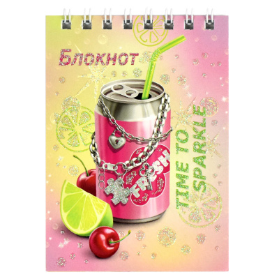 Фото Блокнот А7 40л клетка на гребне Вечеринка 62960 от производителя, с доставкой по Хабаровску