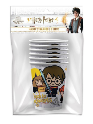 Фото Набор бумажных стаканов 6шт Harry Potter 295517 от производителя, с доставкой по Хабаровску