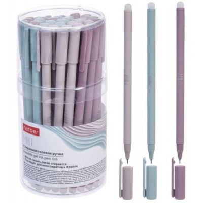 Фото Ручка гел 0,6 синяя Пиши-стирай игольчатый узел Hatber Mist GP_081963 от производителя, с доставкой по Хабаровску