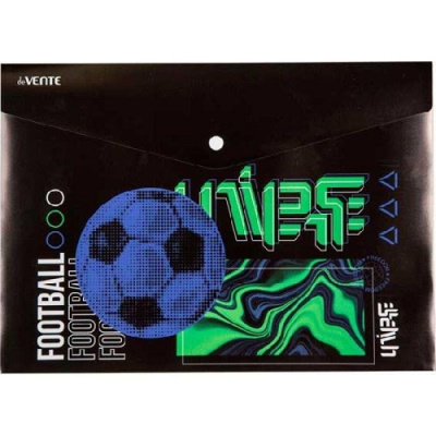 Фото Папка-конверт на кнопке А4 (330x235мм) 180мкм deVENTE Football Universe 3079410 от производителя, с доставкой по Хабаровску