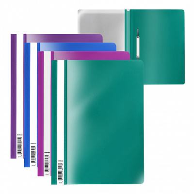 Фото Скоросшиватель пластиковый А4 120/140мкм ErichKrause Fizzy Vivid ассорти 50021 от производителя, с доставкой по Хабаровску