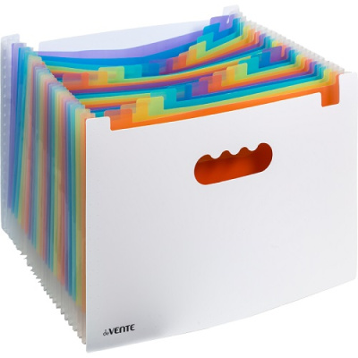 Фото Папка 25отд 330х235мм 700мкм разделители 130мкм deVENTE белая 3078418 от производителя, с доставкой по Хабаровску