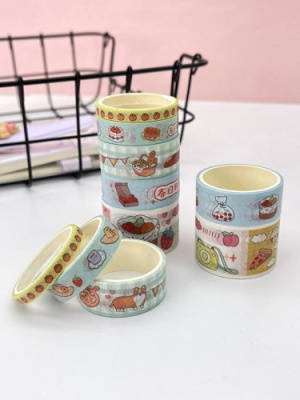 Фото Скотч декоративный 10шт Food stories dog XM-JD2645G-02 от производителя, с доставкой по Хабаровску