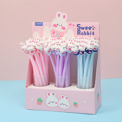Фото Ручка шар 0,7 синяя deVENTE Sweet Rabbit ассорти 5073452 от производителя, с доставкой по Хабаровску