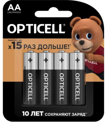 Фото Батарейка Opticell LR 6 4шт. 5051001 от производителя, с доставкой по Хабаровску