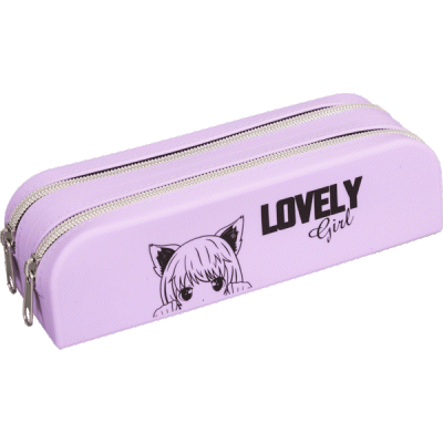 Фото Пенал deVENTE Lovely Girl 20,5x5,7x6,8см прямоугольный силикон сиреневый 7020436 от производителя, с доставкой по Хабаровску