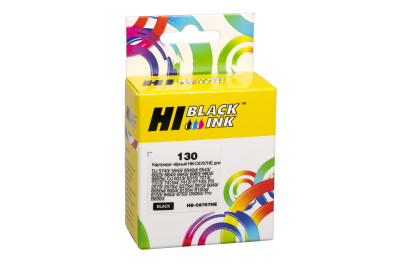 Картридж Hi-Black (HB-C8767HE) №130 для HP DJ 5743/6623/6543/Officejet 6313 C8767HE, BK