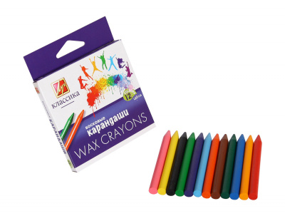 Фото Мелки восковые 12цв Классика 12С861-08 от производителя, с доставкой по Хабаровску