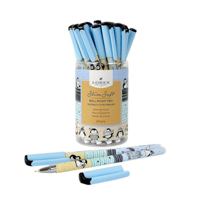 Фото Ручка шар 0,5 синяя игольчатый узел LOREX PINGUIN LXOPSS-IC5 от производителя, с доставкой по Хабаровску