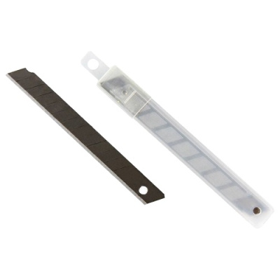 Фото Лезвия для маленького ножа 9мм 10шт deVENTE TOTAL BLACK 4092400 от производителя, с доставкой по Хабаровску