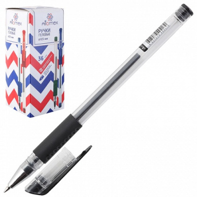 Фото Ручка гел 0,5 черная с грипом Attomex 5051307 от производителя, с доставкой по Хабаровску