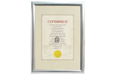 Фото Ф-рамка 30х40 пластик Радуга серебро от производителя, с доставкой по Хабаровску