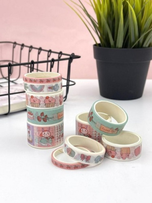 Фото Скотч декоративный 10шт Food stories bunny XM-JD2645G-04 от производителя, с доставкой по Хабаровску