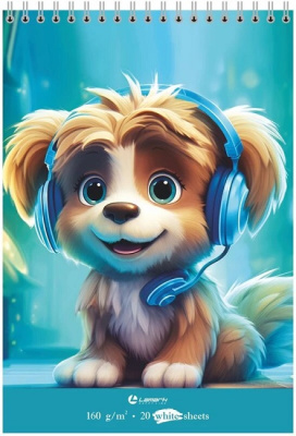 Фото Скетчбук 20л А5 на гребне Маленький друг 81533 от производителя, с доставкой по Хабаровску