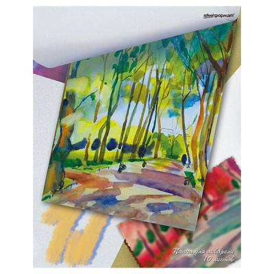 Фото Папка для акварели А3 10л АЛЛЕЯ ПА10А3 от производителя, с доставкой по Хабаровску
