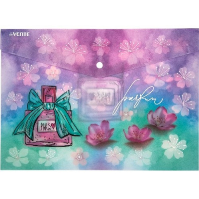 Фото Папка-конверт на кнопке А4 (330x235мм) 180мкм deVENTE Perfume 3079416 от производителя, с доставкой по Хабаровску
