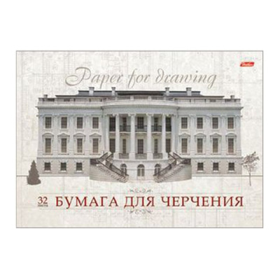Фото Альбом для черчения А4 32л на склейке Hatber Классика 32Ач4Ак_09480 (А089606) от производителя, с доставкой по Хабаровску