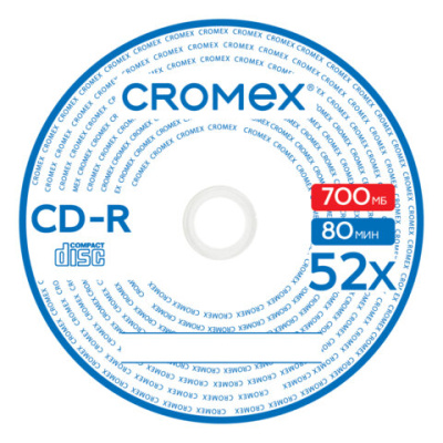 Фото Диск CD-R CROMEX 700Mb 52x бумажный конверт 1шт 513797 от производителя, с доставкой по Хабаровску