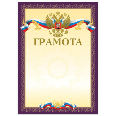 Фото Грамота А4 230 г/кв.м фольга 126547 от производителя, с доставкой по Хабаровску