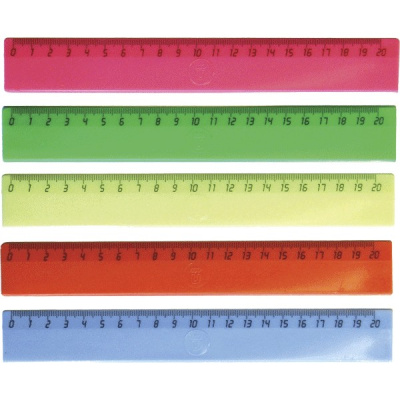 Фото Линейка 20см deVENTE Air Fluo непрозрачная неоновая 5091502 от производителя, с доставкой по Хабаровску