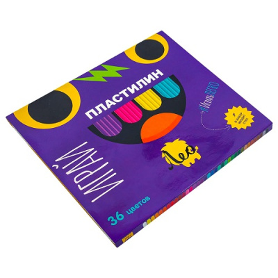 Фото Пластилин 36цв 720г классический ЛЕО: ИГРАЙ со стеком LPMC-0136 от производителя, с доставкой по Хабаровску