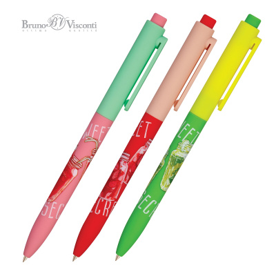 Фото Ручка шар мех 0,7 синяя Bruno Visconti FunClick My Refresh 20-0297/09 от производителя, с доставкой по Хабаровску