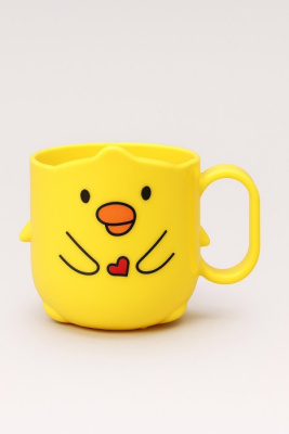 Кружка пластик Duck love  yellow 6266-2