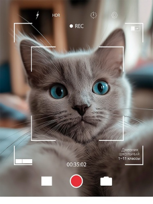 Фото Дневник школьный 1-11кл 40л А5 КОТИК В ОБЪЕКТИВЕ Д40-3843 от производителя, с доставкой по Хабаровску