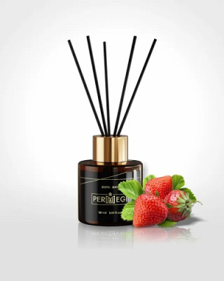 Фото Диффузор ароматический 50мл PERMEGI Клубника OD061/50RD от производителя, с доставкой по Хабаровску