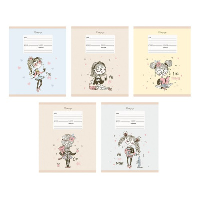 Фото Тетрадь 18л линейка Хорошенькие девочки ТЛ187580 от производителя, с доставкой по Хабаровску