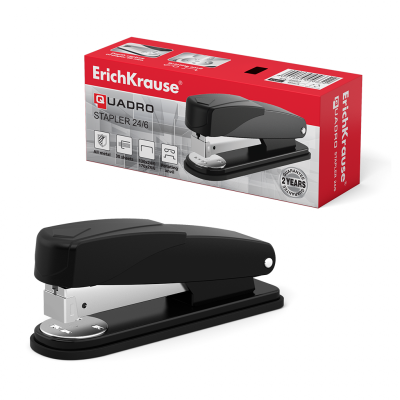 Фото Степлер №24/6 до 30л ErichKrause Quadro Half-strip 4662 от производителя, с доставкой по Хабаровску