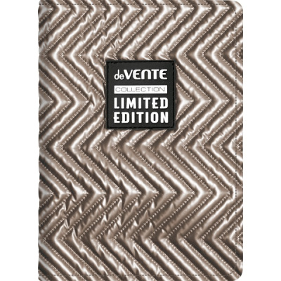 Фото Ежедневник А5 без дат deVENTE Tailor 320стр стеганная ткань/поролон зигзаг золотой 2234447 от производителя, с доставкой по Хабаровску