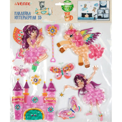 Фото Наклейки д/интерьера объемные deVENTE Замок единорога 8004192 от производителя, с доставкой по Хабаровску