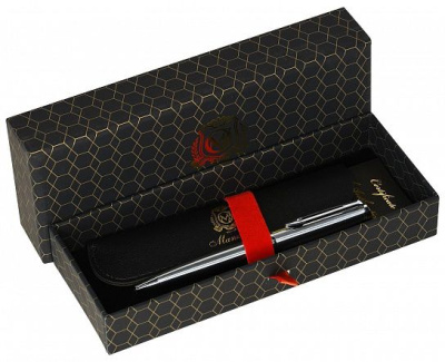 Фото Ручка шар MANZONI Bari корпус серебро MABB-MS от производителя, с доставкой по Хабаровску