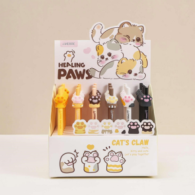 Фото Ручка шар мех 0,7 синяя deVENTE Cat Paw ассорти 5070402 от производителя, с доставкой по Хабаровску