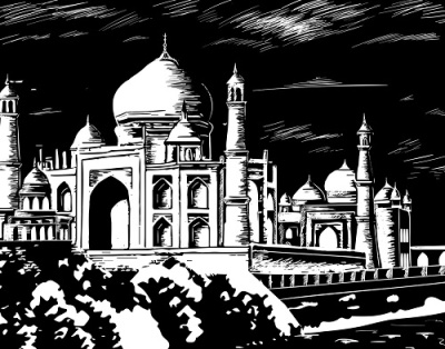 Фото Гравюра серебро Hobbius Тадж-Махал SGHK № 26 от производителя, с доставкой по Хабаровску