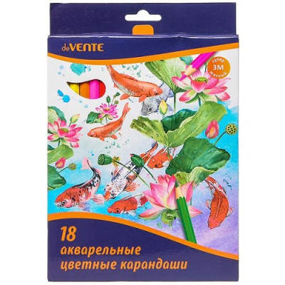 Фото Карандаши акварельные 18цв 3М deVENTE 5023761/5023121 от производителя, с доставкой по Хабаровску
