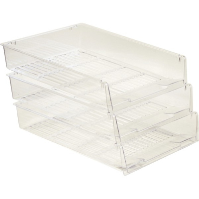 Фото Поддон для бумаг deVENTE Brief 1шт пластик бесцветный 3042516  от производителя, с доставкой по Хабаровску