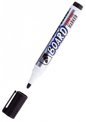 Фото Маркер для доски 3мм черный пулевидный CROWN CBM-1000 (без срока годн.) от производителя, с доставкой по Хабаровску