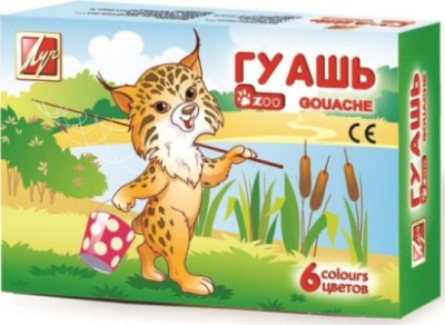 Фото Гуашь 6цв Луч ZOO 15мл 19С1251-08 от производителя, с доставкой по Хабаровску
