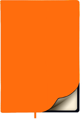 Фото Ежедневник недатированный Lamark Magic Soft Touch FLEX A5 оранжевый, 256 стр., кремовый блок, закруг от производителя, с доставкой по Хабаровску