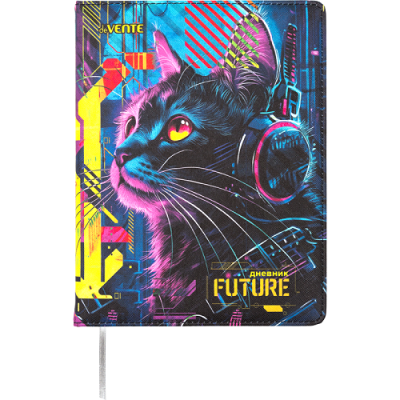 Фото Дневник школьный 1-11кл 48л А5 deVENTE Cyber Cat 2020506 от производителя, с доставкой по Хабаровску