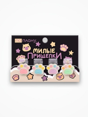 Фото Прищепки декоративные ПО ПЛАНУ Цветные лапки микс 169P-004 от производителя, с доставкой по Хабаровску