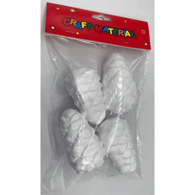 Фото Набор из пенополистирола deVENTE Шишки 74x40мм 4шт 8003114 от производителя, с доставкой по Хабаровску