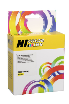 Картридж Hi-Black (HB-C4913A) для HP DJ 500/800, №82, Y